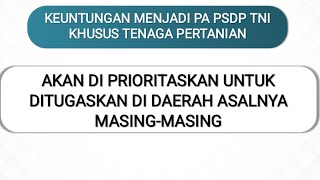 PA PSDP TNI TA 2024 Khusus Tenaga Pertanian [upl. by Chapa]