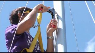 Harken Lazy Jack Kit Installation Video by Sailrite [upl. by Nibram]