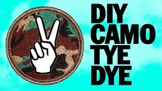 Camouflage Tye Dye  Camp Threadbanger Patch Contest Closed [upl. by Vandervelde101]