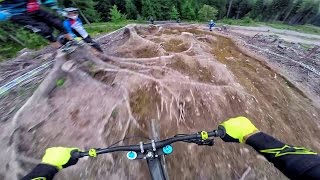 European Downhill Cup Leogang 2016  Course Preview Fabio Wibmer [upl. by Elpmid]