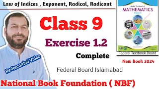 Class 9 Exercise 12 NBF Maths national book foundation Maths Ex 12 federal board Maths FBISE Math [upl. by Nahtal]