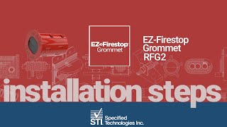 EZFirestop Grommet RFG2 Installation [upl. by Yennek]