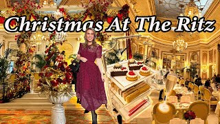 The Ritz Christmas Afternoon Tea London [upl. by Ahsitruc350]