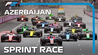 F2 Sprint Race Highlights  2024 Azerbaijan Grand Prix [upl. by Luci]