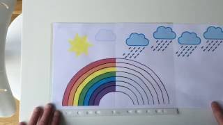 DIY Rainbow activity for children [upl. by Aruat]