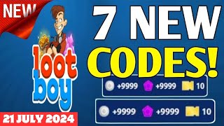 ⚠️21 JULY 😍CODES💥LOOTBOY CODES 2024 LOOTBOY CODES LOOTBOY PROMO CODE [upl. by Nayk465]