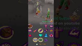 He was Stream Sniping so I 1Hit him😊osrs oldschoolrunescape [upl. by Atnovart928]