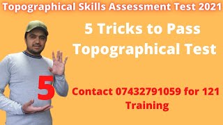 How to pass topographical test London 5 Tricks To Pass Topographical Test [upl. by Candless]