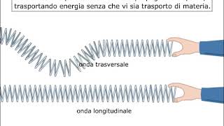 Onde trasversali e longitudinali [upl. by Ennirok]