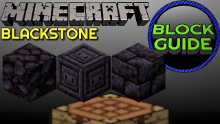 Blackstone  Minecraft Block Guide [upl. by Leber]