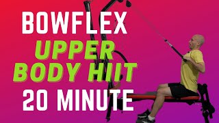 Bowflex Upper Body Workout  20 min HIIT  10 exercises [upl. by Vern929]