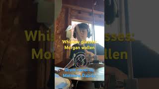 Whiskey glasses drum cover music morganwallen [upl. by Kayne]