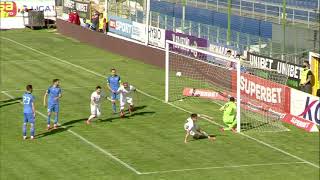 GOOOL Academica Clinceni – CFR Cluj 01 Cătălin Itu deschide scorul rapid din pasa lui Burcă [upl. by Aicilanna]