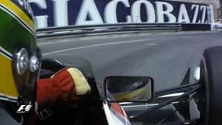 F1 Classic Onboard Senna On The Charge At The 1990 Monaco Grand Prix [upl. by Winny36]