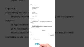 cover letter for missing certificate  phd cover letter cover letter not send certificate [upl. by Rosaleen153]