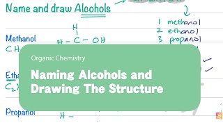 Naming Alcohols and Drawing The Structure  Organic Chemistry [upl. by Leahkim]