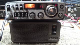 rare Sony ICB2500 CB Radio and very rare Sony CB rb100 Base Adapter [upl. by Annoyik]