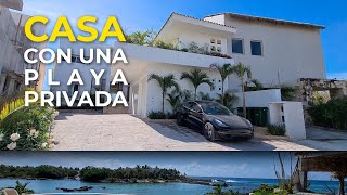 CASA con una PLAYA ⛱ PRIVADA  OBRAS AJENAS  PUERTO AVENTURAS [upl. by Lamb948]