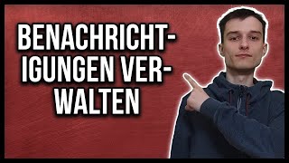 Youtube Benachrichtigungen aktivieren und deaktivieren [upl. by Chrystel]