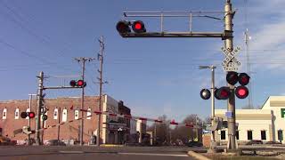 Amtrak 4615 South Onarga IL 121917 [upl. by Ettevy953]