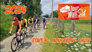 TOUR DE WALLONIE 2024 MOUSCRON THUIN [upl. by Towbin]