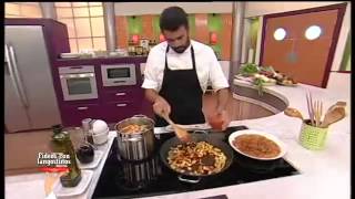 Receta Fideos con langostinos [upl. by Persse578]