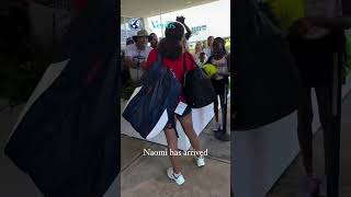 Naomi Osaka Arrives at the 2024 Cincinnati Open cincinnatiopen shorts sports tennis [upl. by Geller]