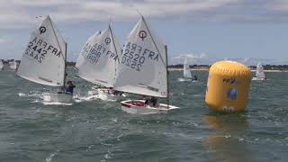 Championnat de France de voile minimes 2015  rond optimist [upl. by Ebeneser351]