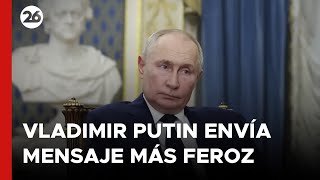 🚨 ALARMA MUNDIAL  VLADIMIR PUTIN envía su MENSAJE MÁS FEROZ [upl. by Malet]