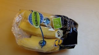 LIDL Fairglobe Bananen Fairtrade Bio [upl. by Barthol]