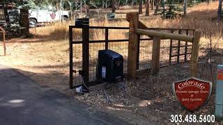 Electric Driveway Gate System  Evergreen Colorado [upl. by Ammej]