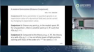 Hirosi Ooguri Constraints on Quantum Gravity ICBS2024 [upl. by Emie]