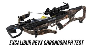 Excalibur RevX Crossbow Chronograph Test  How Fast Does the RevX Shoot [upl. by Elehcar913]