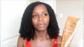 LOreal EverStyle Curl Defining Gel and LOreal Evercreme Nourishing Conditioner [upl. by Alle]