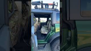 2024 Bronco Full Size Realtree AP Green Seat Covers automotive seatcovers truckseatcovers [upl. by Adnaerb]