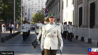 Carabineros de Chile  Relevo de Guardia 17 de febrero de 2024 [upl. by Iraam]