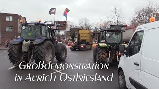 Großdemonstration in Aurich Ostfriesland [upl. by Terrene]