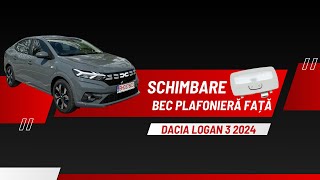 𝐓𝐔𝐓𝐎𝐑𝐈𝐀𝐋  Înlocuire BEC plafonieră  𝐃𝐚𝐜𝐢𝐚 𝐋𝐨𝐠𝐚𝐧 𝐈𝐈𝐈 𝟐𝟎𝟐𝟒  🚗💡 dacia dacialogan [upl. by Anivlac]