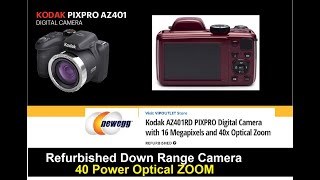 KODAK AZ401 Video settings Range Camera [upl. by Narhet]