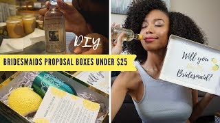 Bridesmaid Proposal Boxes Under 25  Beyonce Themed Gifts  Teztimonial [upl. by Josselyn]