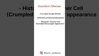 GAUCHERS DISEASE  HIGH YIELD TOPIC  🔥🔥📚📚 shorts biology disease [upl. by Fredelia665]