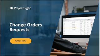 Trimble ProjectSight User Training Video Change Orders amp Change Order Requests [upl. by Latouche]