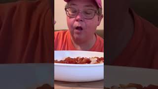 Sweet and Sour Kielbasa mukbang food eating foodie fyp shorts kielbasa explore [upl. by Anikal]