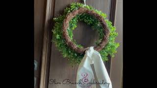 How to Tie a Wreath Sash [upl. by Penhall]