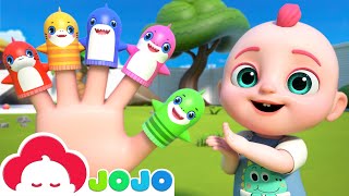 أغنية عائلة القرش  رقصة طفل القرش  Shark finger family  Baby JoJo Arabic [upl. by Ayyn]