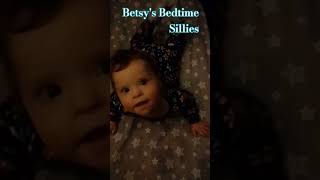 Betsys bedtime sillies Shes not tired downsyndromebaby downsyndromeawarenessmonth cutebaby [upl. by Sturges124]