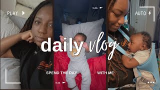 Daily Vlog A day with a NEWBORN 💙VELCRO BABYMORE TIME OFF WORK [upl. by Nnaxor]