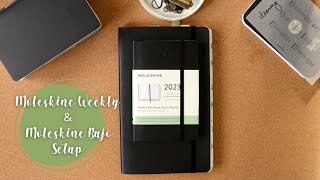 2023 Planner  Moleskine Weekly Setup  Pocket Size [upl. by Acnairb48]