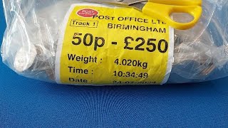 50p Hunt 110 Book 2 Olympics Incoming Birmingham Sealed Bags 9924 [upl. by Frey]