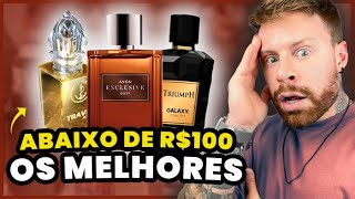 Os MELHORES PERFUMES abaixo de R100 que você pode Comprar AGORA  Perfumes Masculinos Baratos [upl. by Maitland]